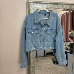 Cropped Denim Jacket